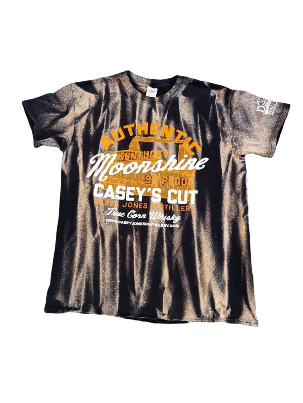 Casey Jones Distillery Kentucky Moonshine Tie Dye T-shirt Size Adult Medium Rare
